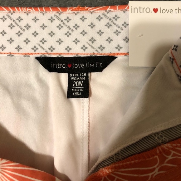 Intro Wren Skort Sateen Comfort Waist Tummy Control - Shells - Size 20 W - Picture 10 of 13